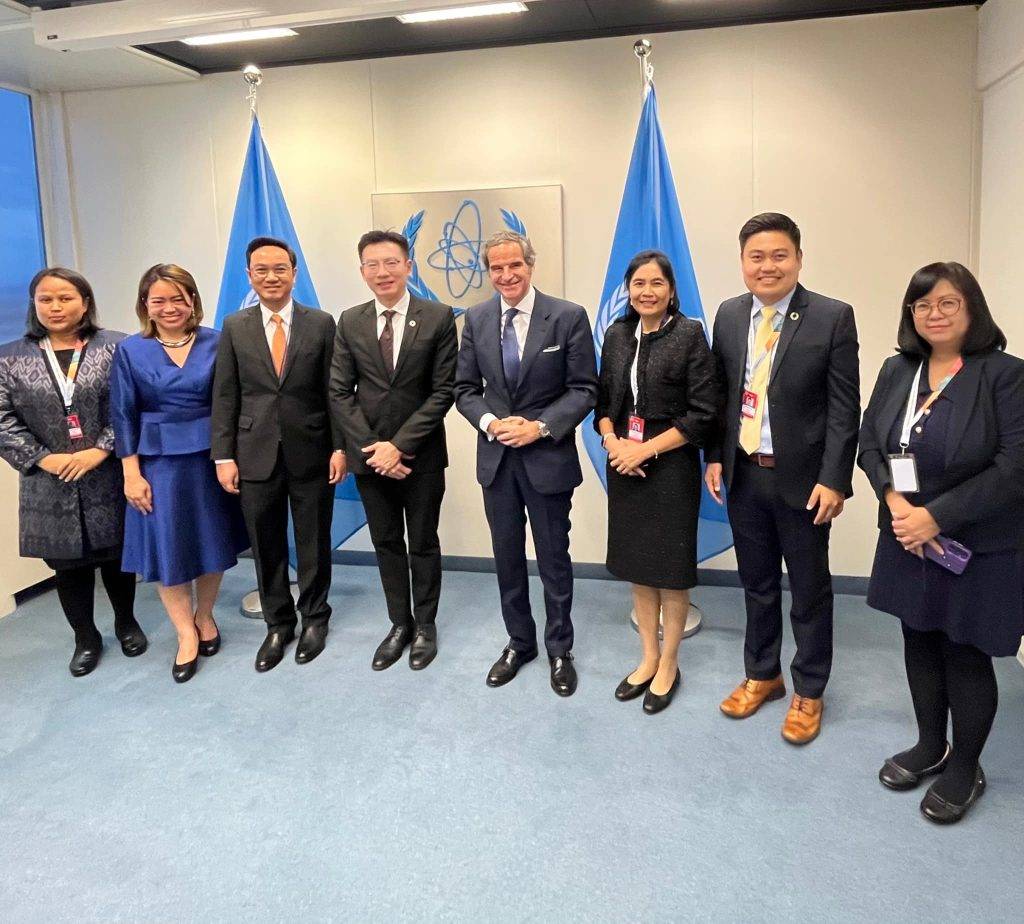 ปลัด อว. หารือทวิภาคีกับผู้อำนวยการใหญ่ IAEA ต่อยอดความร่วมมือด้านเทคโนโลยีนิวเคลียร์ และการกำกับดูแลความปลอดภัยทางนิวเคลียร์และรังสี เพื่อความมั่นคงอย่างยั่งยืน